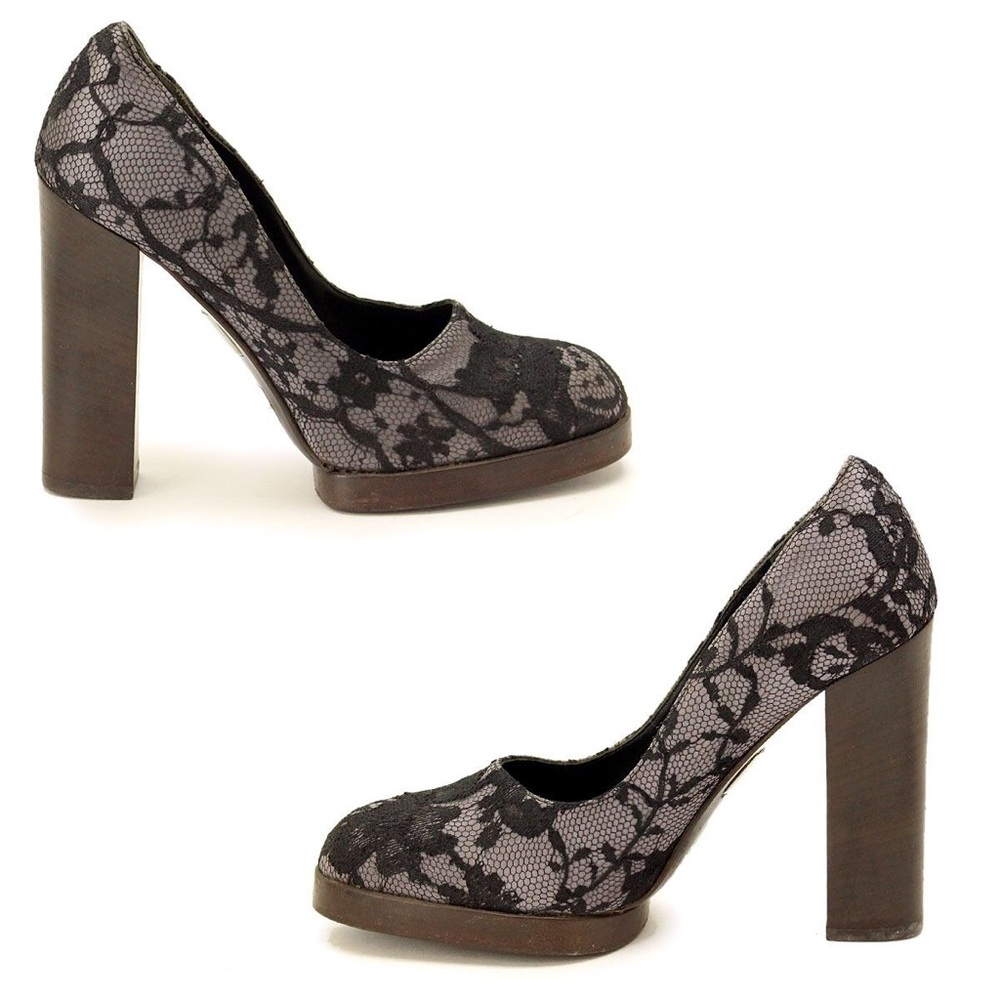 Gucci
Silver Black Lace Style 101 2385 Pumps - Picture 2 of 6